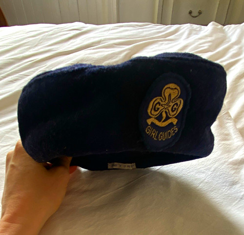 Girl guides navy beret hat - girl, hat/cap