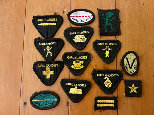 Girl guides vintage cloth - girl,