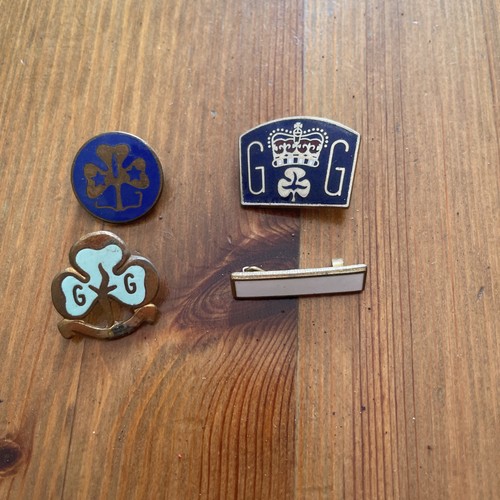 Vintage girl guides badge lot - girl,