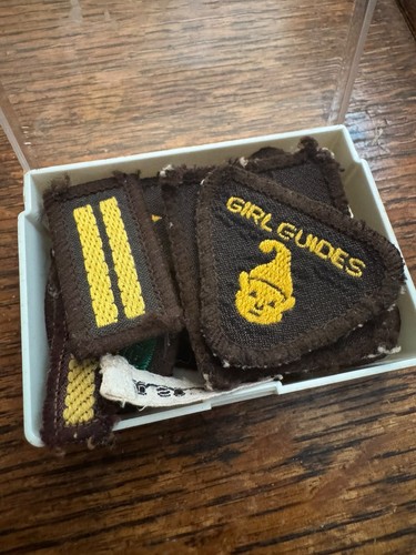 Girl guides vintage badges - guides,