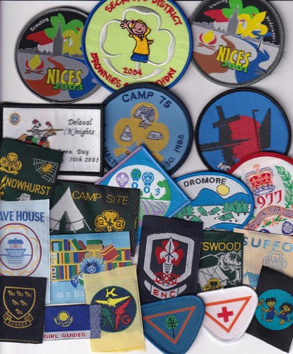 Girl guide badges - girl, 22