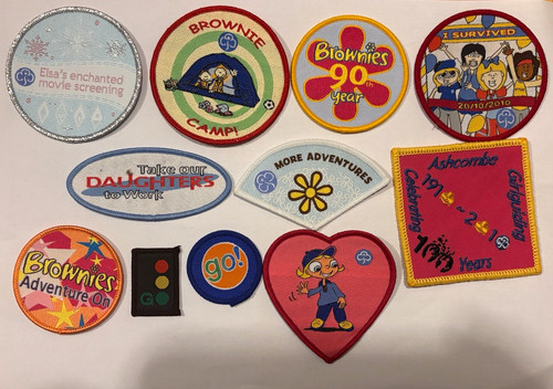 Girl guides brownies - girl, badge