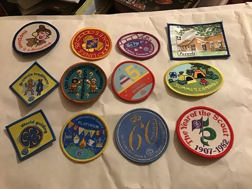 Girlguiding badges assorted - girlguiding,