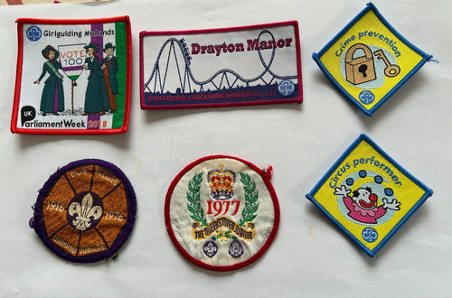 Girl guides badges patches - guides, badges/patches