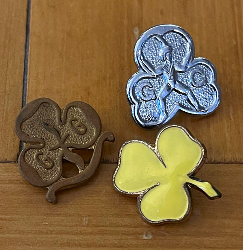 Girl guides trefoil metal - girl,