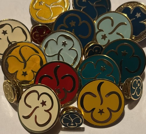 Girl guides metal - metal, pin