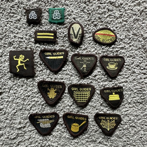 Girl guides uniform badges - guides,
