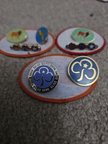 Girl guide badges - girl, assorted