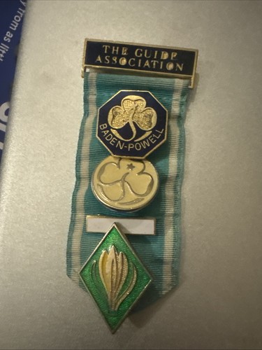 Girl guides vintage lapel pin - vintage,