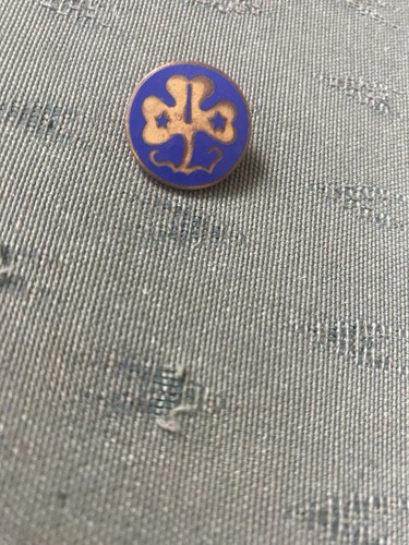 Vintage blue girl guides guide - blue,