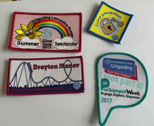 Girl guides badges - guides, badges/patches