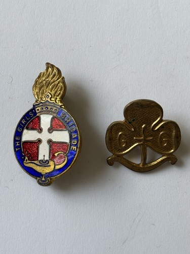 Old girl guides badges - girl,