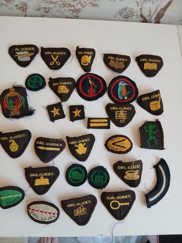 Girl guide brownie badges - guide,