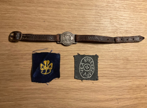 Vintage girl guide - girl, ww2