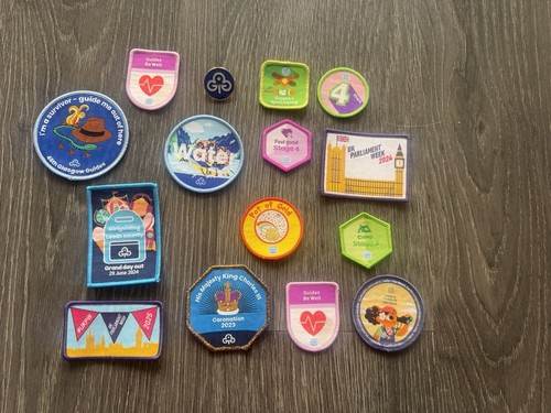 Girl guides badges - guides, and
