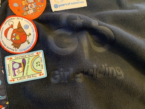 Girl guiding campfire badge - guiding,